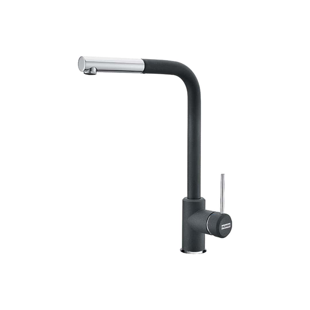 Franke Sirius High Spout Kitchen Mixer With Pull-Out – Chrome/Onyx | Supply Master | Accra, Ghana Kitchen Tap Buy Tools hardware Building materials
