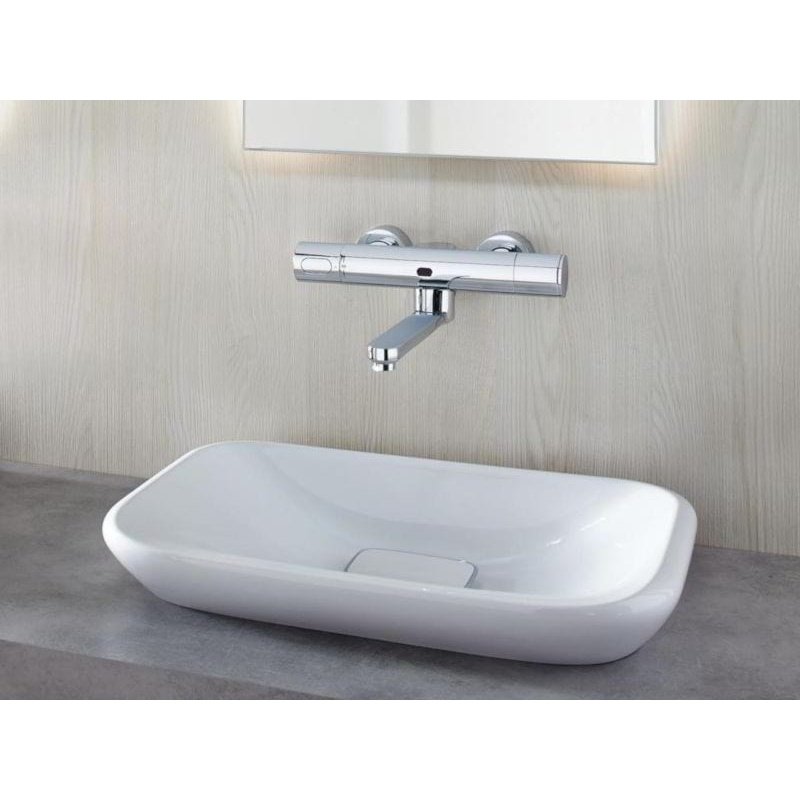 Grohe Eurosmart Cosmopolitan E Infra-red Electronic Wall Basin Mixer with Thermostatic Temperature Control, Chrome | Supply Master | Accra, Ghana Bathroom Faucet Buy Tools hardware Building materials