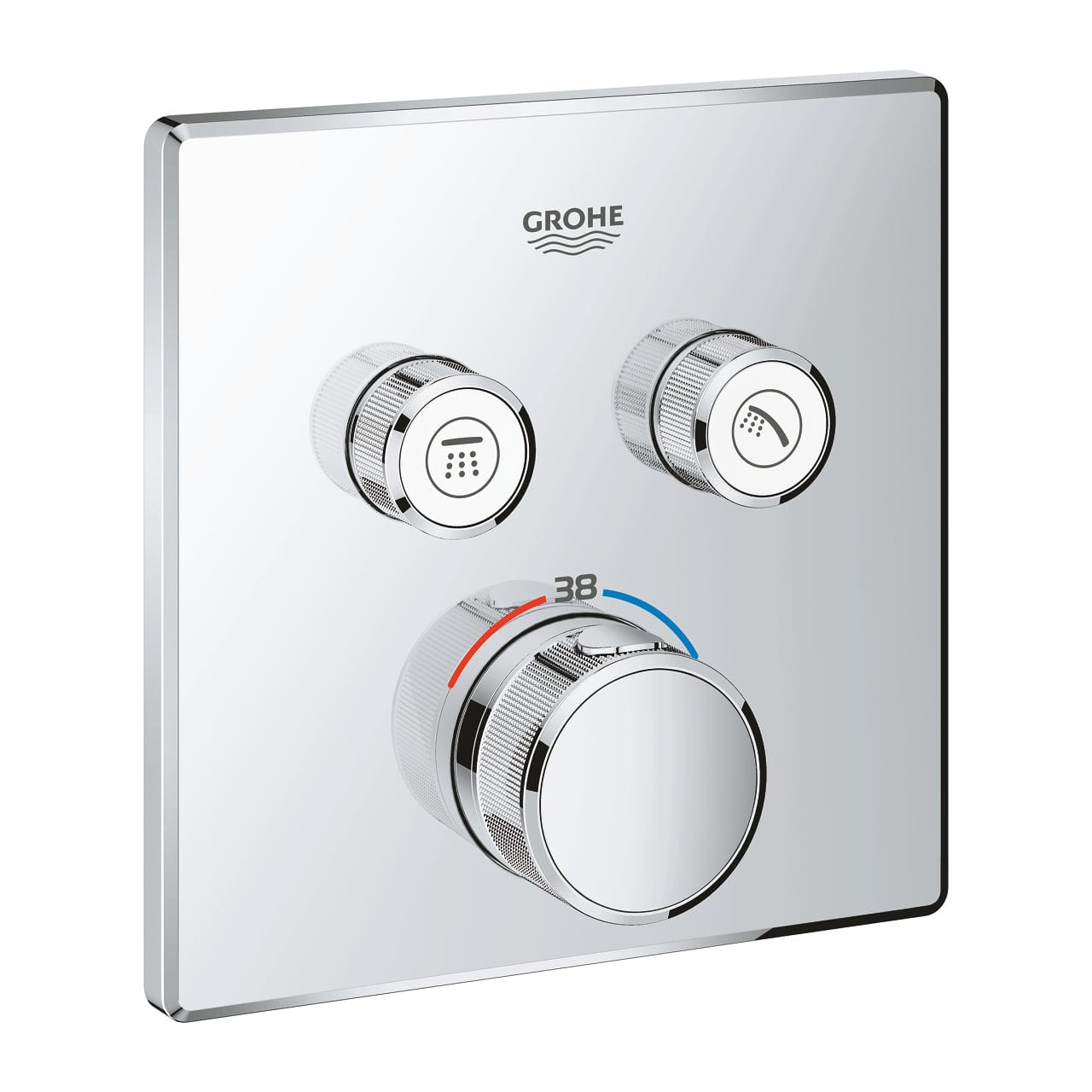 Grohe Grohtherm Smartcontrol Thermostat for Concealed Installation with 2 Valves - 29124000 | Supply Master | Accra, Ghana Bathroom Faucet Buy Tools hardware Building materials