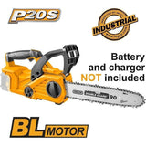 Ingco 12" Lithium-Ion Cordless Chain Saw - CGSLI20128 | Supply Master | Accra, Ghana Chainsaw Without Battery & Charger Buy Tools hardware Building materials