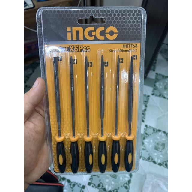 Ingco 6 Pieces File Set - HKTF63 | Supply Master | Accra, Ghana Chisels Files Planes & Punches Buy Tools hardware Building materials