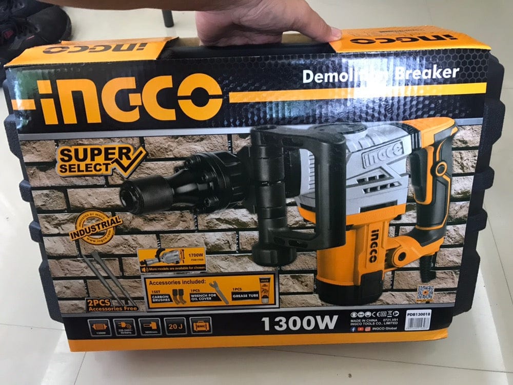 Ingco Demolition Breaker 1300W - PDB130018 | Supply Master | Accra, Ghana Demolition Hammer Buy Tools hardware Building materials