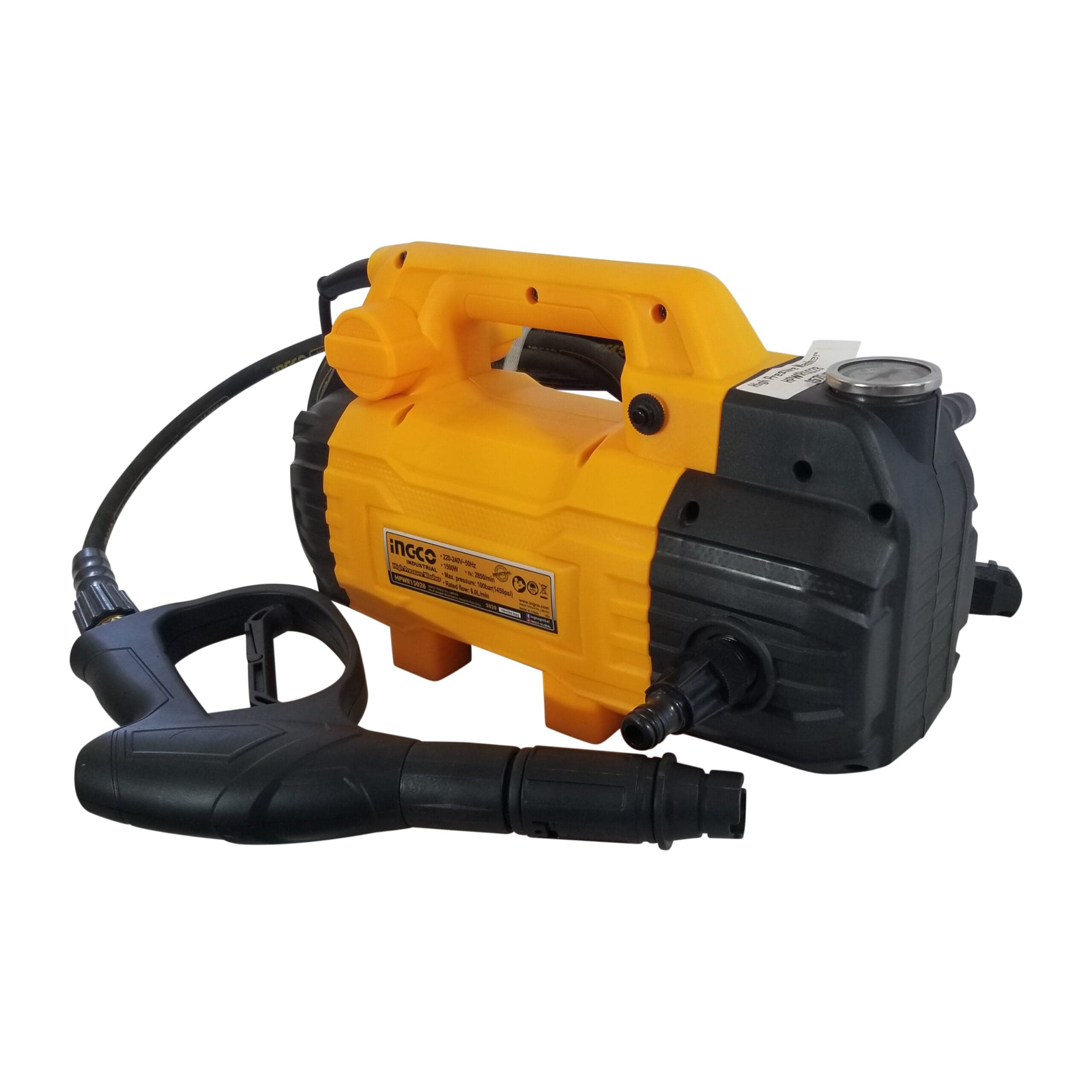 Ingco High Pressure Washer 1500W 100Bar - HPWR15028 | Supply Master | Accra, Ghana Pressure Washer Buy Tools hardware Building materials