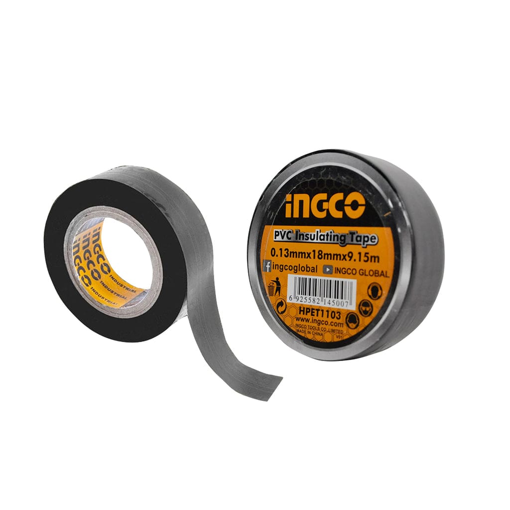 Ingco 10yards(9.15m) PVC Insulating Tape - HPET1103 | Supply Master | Accra, Ghana Specialty Safety Equipment Buy Tools hardware Building materials
