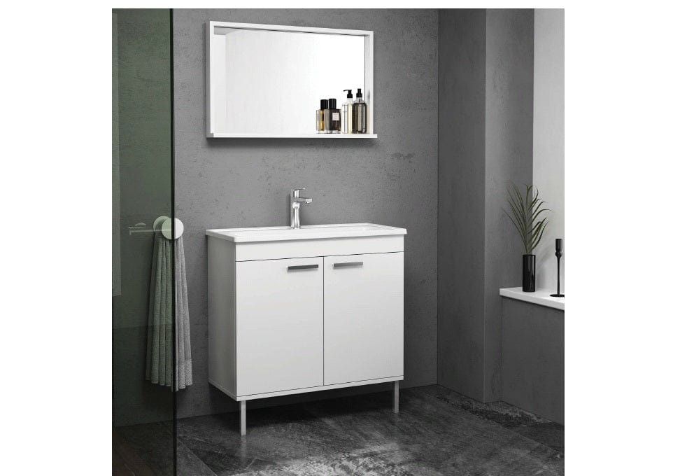 Isvea Ece Banyo Rubino Floor Standing Vanity Unit 60cm with Mirror Unit | Supply Master | Accra, Ghana Bathroom Vanity & Cabinets Buy Tools hardware Building materials