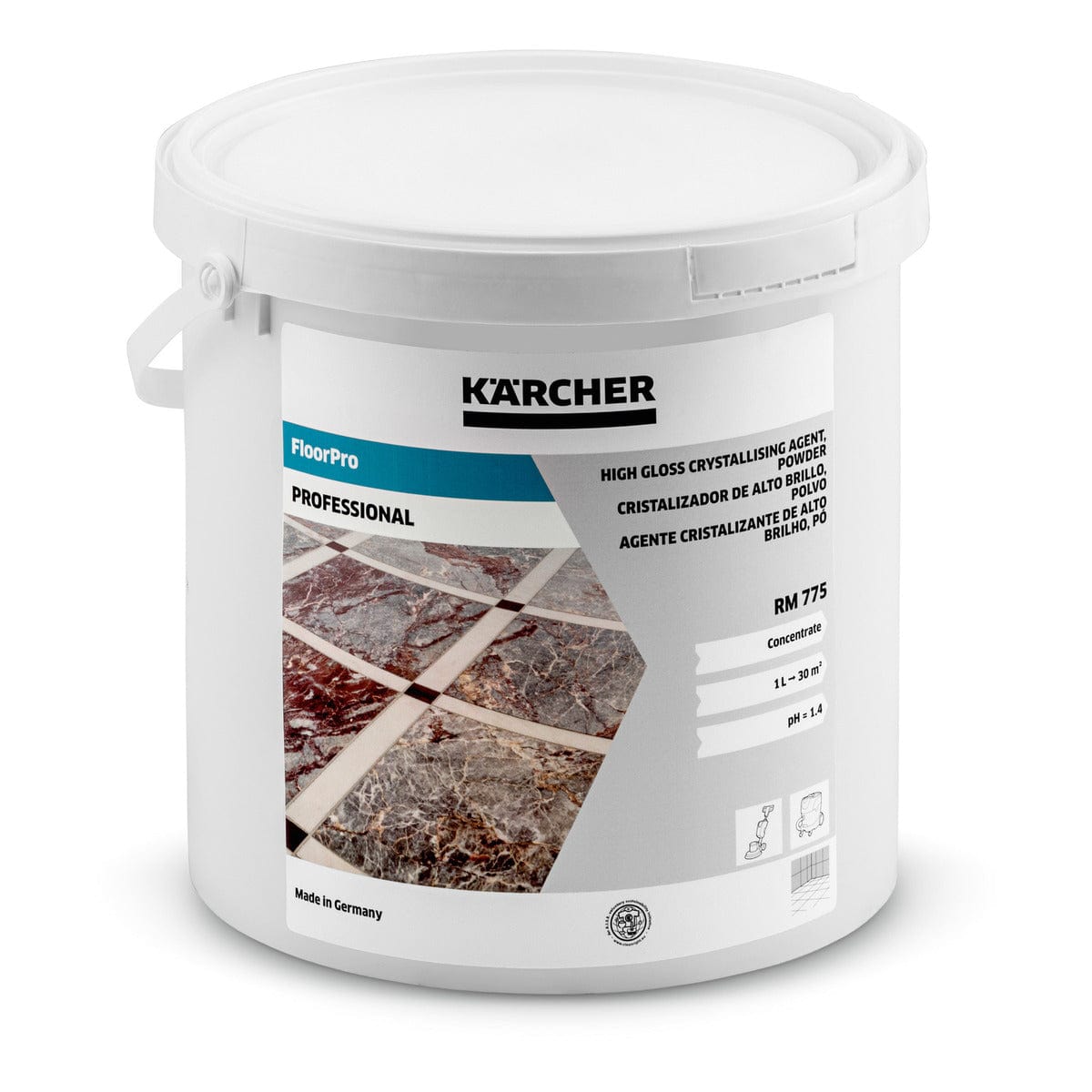Karcher FloorPro High Gloss Crystallising Agent Powder 5Kg - RM 775 | Supply Master | Accra, Ghana Cleaning Equipment Accessories Buy Tools hardware Building materials