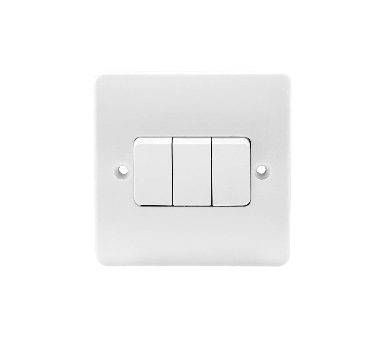 MK Electric 10A 3-Gang 2-Way Light Switch | Supply Master | Accra, Ghana Switches & Sockets Buy Tools hardware Building materials