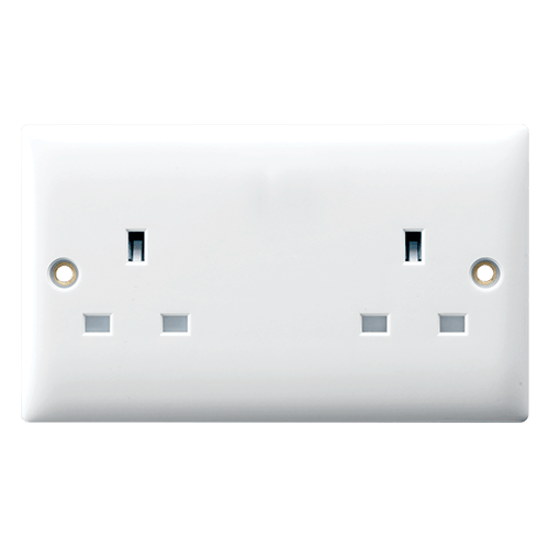 RR Kabel 13A Double Socket Outlet | Supply Master | Accra, Ghana Switches & Sockets Buy Tools hardware Building materials