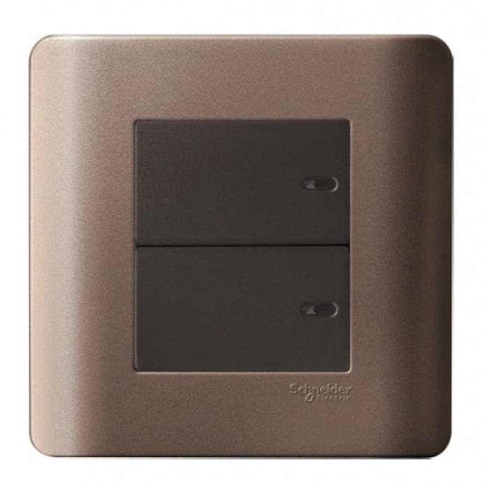 Schneider Zencelo 2-Gang 2-Way Switch | Supply Master | Accra, Ghana Switches & Sockets Buy Tools hardware Building materials