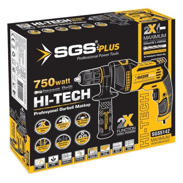 SGS Hammer Impact Drill 13mm 500W - SGS5140 | Supply Master | Accra, Ghana Drill Buy Tools hardware Building materials