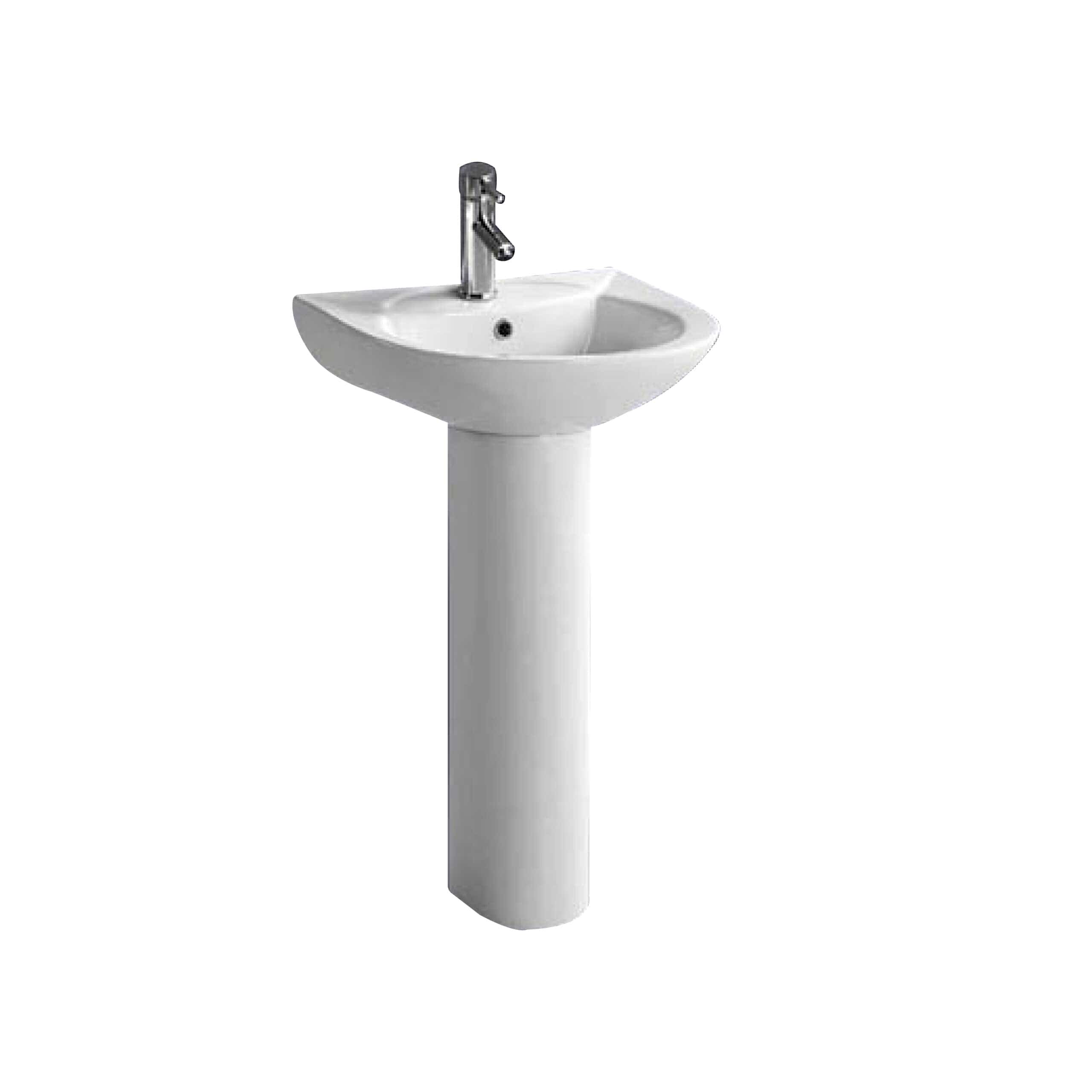 Full Pedestal Hand Wash Basin 520 x 445 x 800mm - B212 | Supply Master | Accra, Ghana Bathroom Sink Buy Tools hardware Building materials
