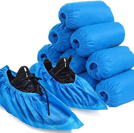 Waterproof Non-woven 100-pieces Blue Disposable Shoe Cover | Supply Master | Accra, Ghana Janitorial & Cleaning Buy Tools hardware Building materials