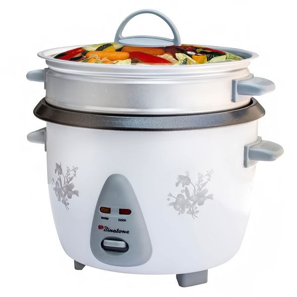 Buy Binatone 2.2L Rice Cooker With Steamer 750W - RCSG 2204 | Supply Master Ghana Kitchen Appliances Buy Tools hardware Building materials