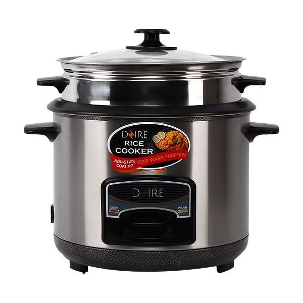 Buy Dzire 1.8L Stainless Steel Rice Cooker With Steamer 700W - RCS18-FJ40A | Supply Master Ghana Kitchen Appliances Buy Tools hardware Building materials