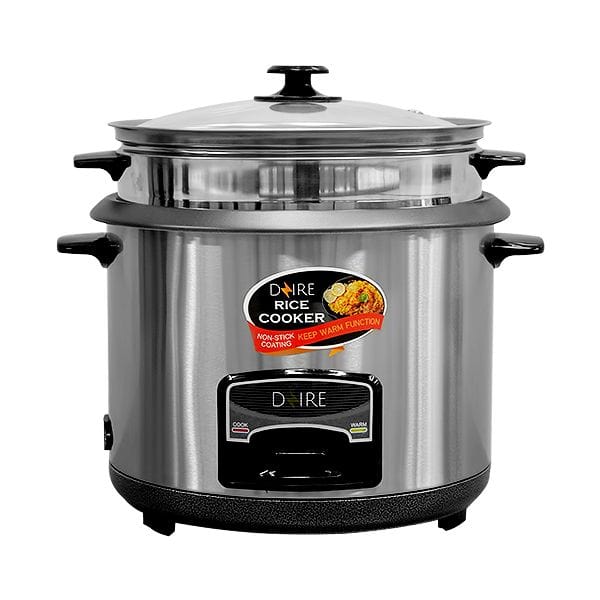 Buy Dzire 2.8L Stainless Steel Rice Cooker 1000W - RCS28-FJ60A | Supply Master Ghana Kitchen Appliances Buy Tools hardware Building materials