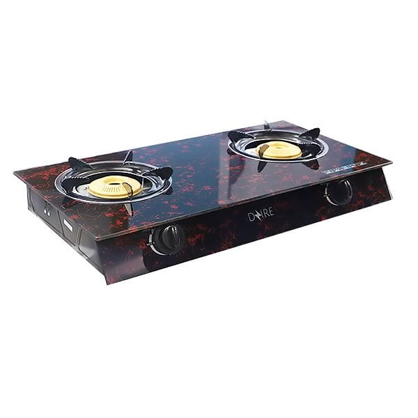 Buy Dzire 2 Burner Glass Table Top Gas Cooker - TGGP2B-BW2201 | Supply Master Ghana Kitchen Appliances Buy Tools hardware Building materials