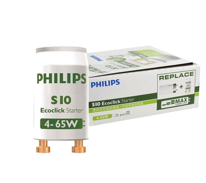 Philips S10 Standard Universal Fluorescent Starter 4-65 Watt 220/240V | Supply Master | Accra, Ghana Lamps & Lightings Buy Tools hardware Building materials