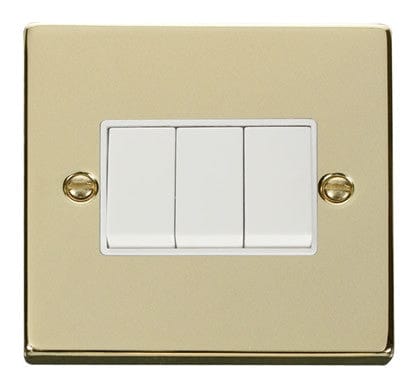 Brass 10A 3 Gang 2 Way Light Switch | Supply Master | Accra, Ghana Switches & Sockets White Buy Tools hardware Building materials