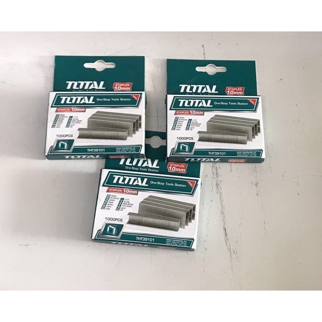 Total 1000 Pieces Staples Size 10 x 0.7mm  - THT39101 | Supply Master | Accra, Ghana Fasteners Buy Tools hardware Building materials