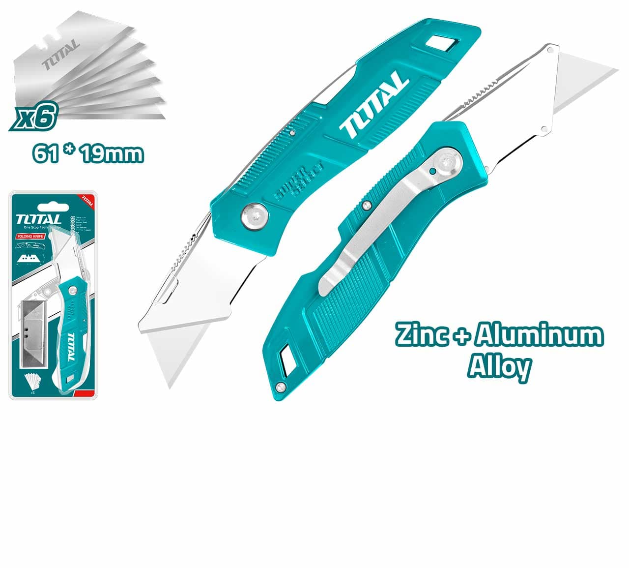 Total Utility Folding Knife - THT5136236 | Supply Master | Accra, Ghana Multi Tools & Knives Buy Tools hardware Building materials