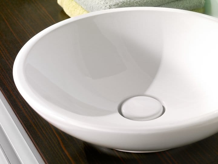 Villeroy & Boch Loop & Friends Circular Surface-mounted washbasin, 430 x 430 x 120 mm, White Alpin - 51440001 | Supply Master | Accra, Ghana Bathroom Sink Buy Tools hardware Building materials