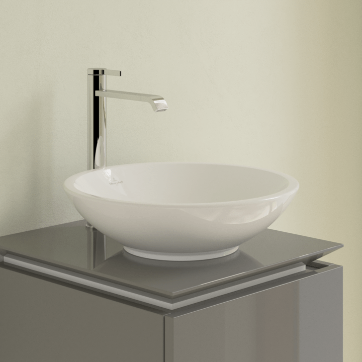 Villeroy & Boch Loop & Friends Circular Surface-mounted washbasin, 430 x 430 x 120 mm, White Alpin - 51440001 | Supply Master | Accra, Ghana Bathroom Sink Buy Tools hardware Building materials