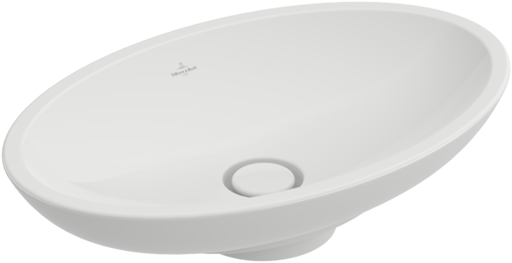 Villeroy & Boch Loop & Friends Oval Surface-mounted Washbasin, 630 x 430 x 120mm, White Alpin - 51511001 | Supply Master | Accra, Ghana Bathroom Sink Buy Tools hardware Building materials