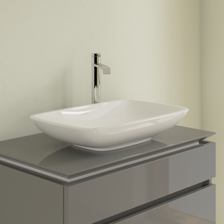 Villeroy & Boch Loop & Friends Rectangular Surface-mounted washbasin, 585 x 380 x 110 mm, White Alpin - 51540001 | Supply Master | Accra, Ghana Bathroom Sink Buy Tools hardware Building materials