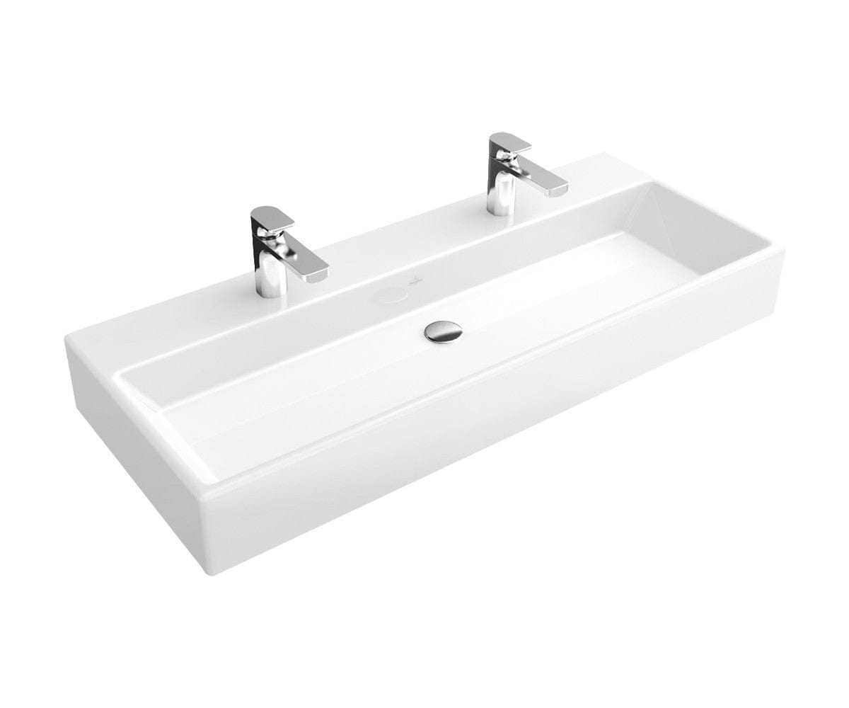 Villeroy & Boch Memento 1000x 470mm Wall mounted Washbasin, with 2 Water Mixer Holes - 5133AK01 | Supply Master | Accra, Ghana Bathroom Sink Buy Tools hardware Building materials