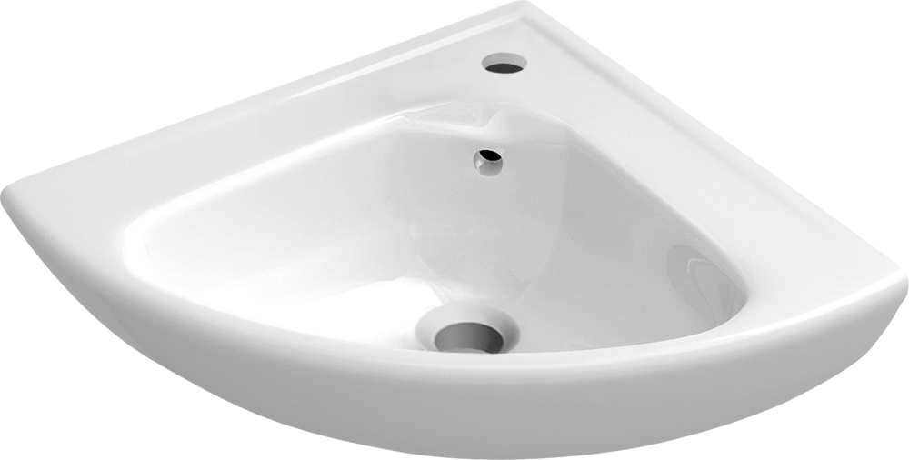 Villeroy & Boch O.novo Corner Hand Washbasin Compact, 415 x 415 x 195 mm, White Alpin - 73274001 | Supply Master | Accra, Ghana Bathroom Sink Buy Tools hardware Building materials