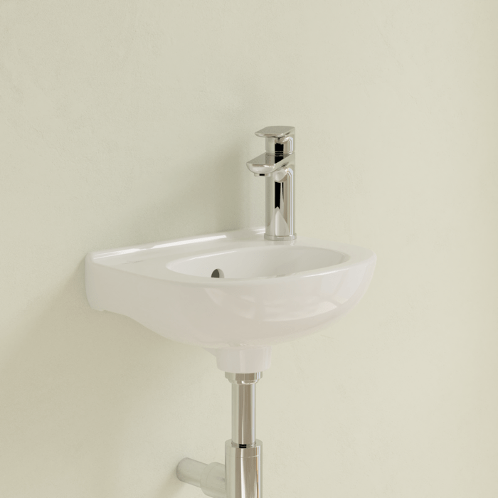 Villeroy & Boch O.novo Hand Washbasin Compact, 500 x 250 x 145mm, White Alpin - 4342R501 | Supply Master | Accra, Ghana Bathroom Sink Buy Tools hardware Building materials