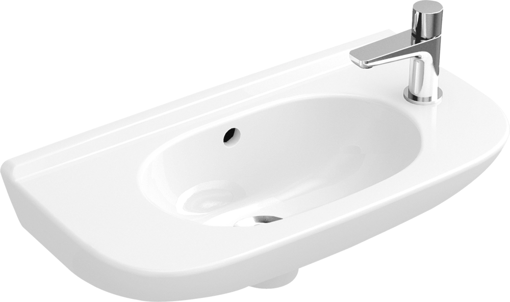 Villeroy & Boch O.novo Hand Washbasin Compact, 500 x 250 x 175 mm, White Alpin - 53615001 | Supply Master | Accra, Ghana Bathroom Sink Buy Tools hardware Building materials