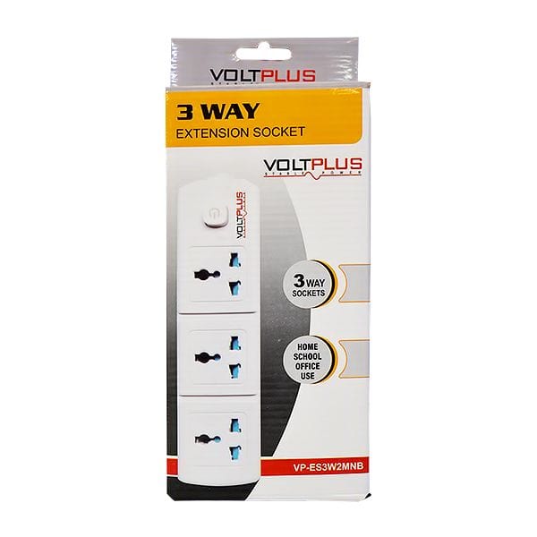 Voltplus 3-Way Extension Socket 2M | Supply Master | Accra, Ghana Extension Cords & Accessories Buy Tools hardware Building materials