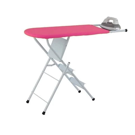 Supply Master Home Accessories Ironing Table Board With 3 Steps Foldable Ladder - 150Kg