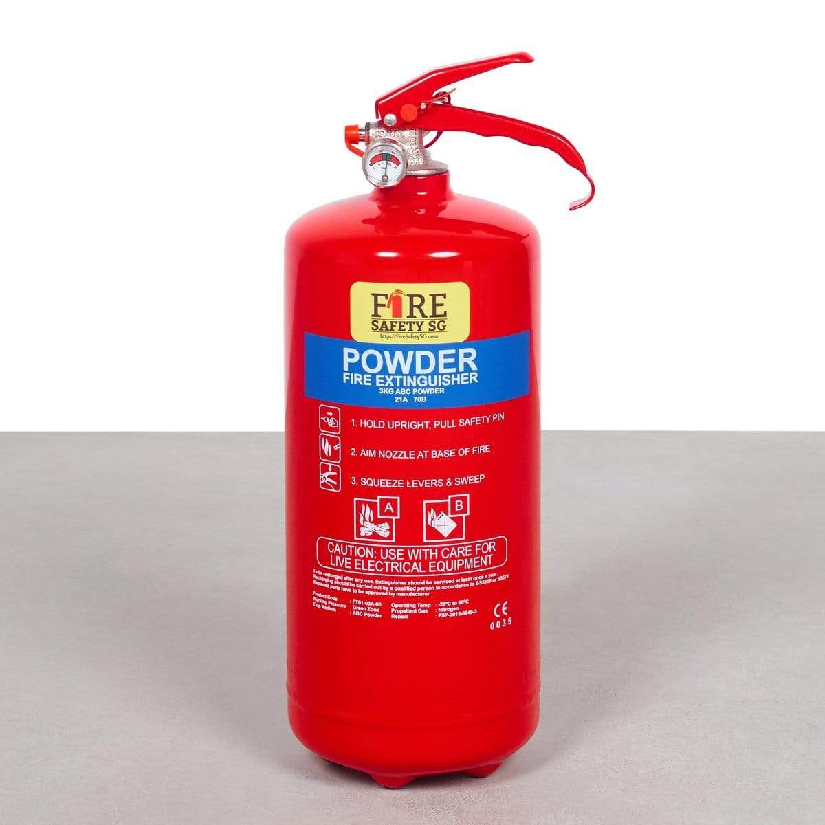 Dry Powder Fire Extinguisher 3kg