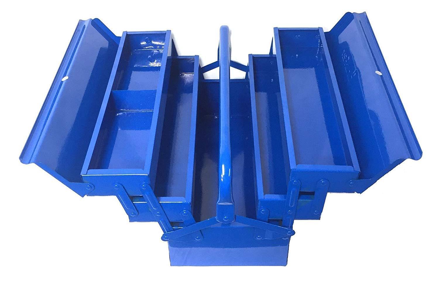 5-Tray Metal Tool Box 16-inch, Blue | Supply Master | Accra, Ghana Tools Building Steel Engineering Hardware tool
