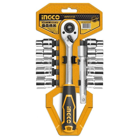 Ingco 12 Pieces 1/2″ Socket Set - HKTS12122 | Supply Master | Accra, Ghana Tools Building Steel Engineering Hardware tool