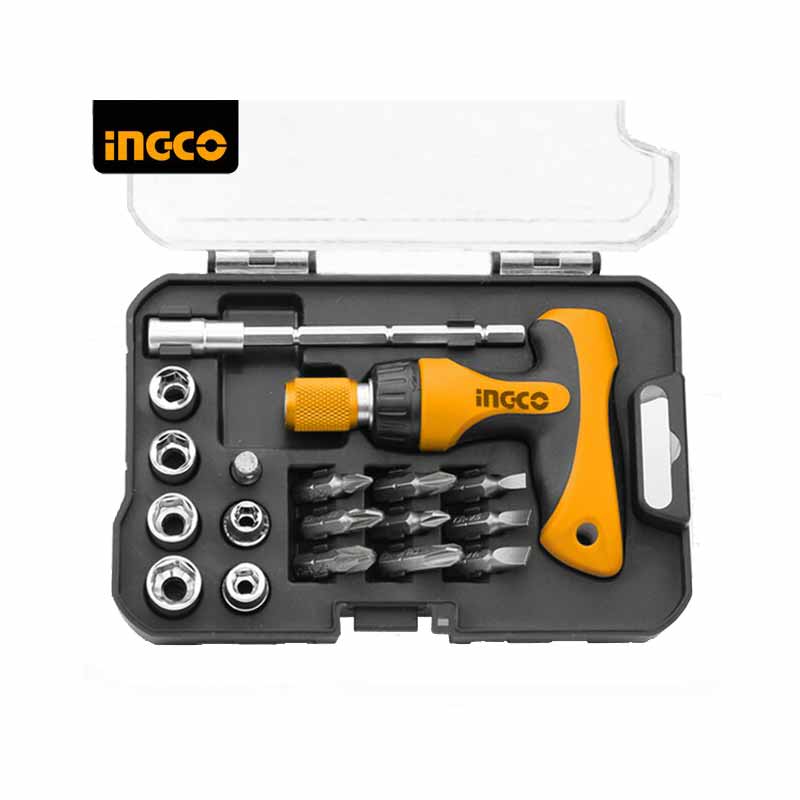 Ingco 18Pcs T-Handle Wrench Screwdriver Set - HKSDB0188 | Supply Master | Accra, Ghana Tools Building Steel Engineering Hardware tool