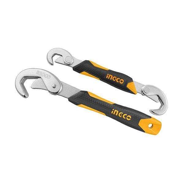 Ingco 2 Piece Bent Adjustable Wrench - HBWS110808
