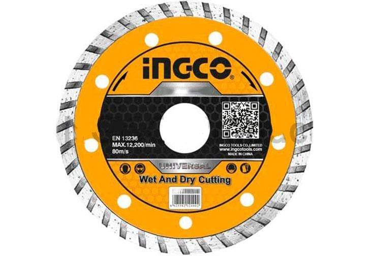 Ingco 230 (9") x 22.2mm Turbo Diamond Disc - DMD032301 | Supply Master | Accra, Ghana Tools Building Steel Engineering Hardware tool