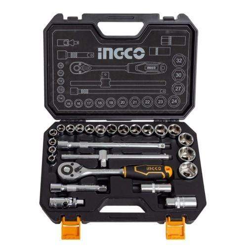 Ingco 25 Pieces 1/2" Socket Set - HKTS12251