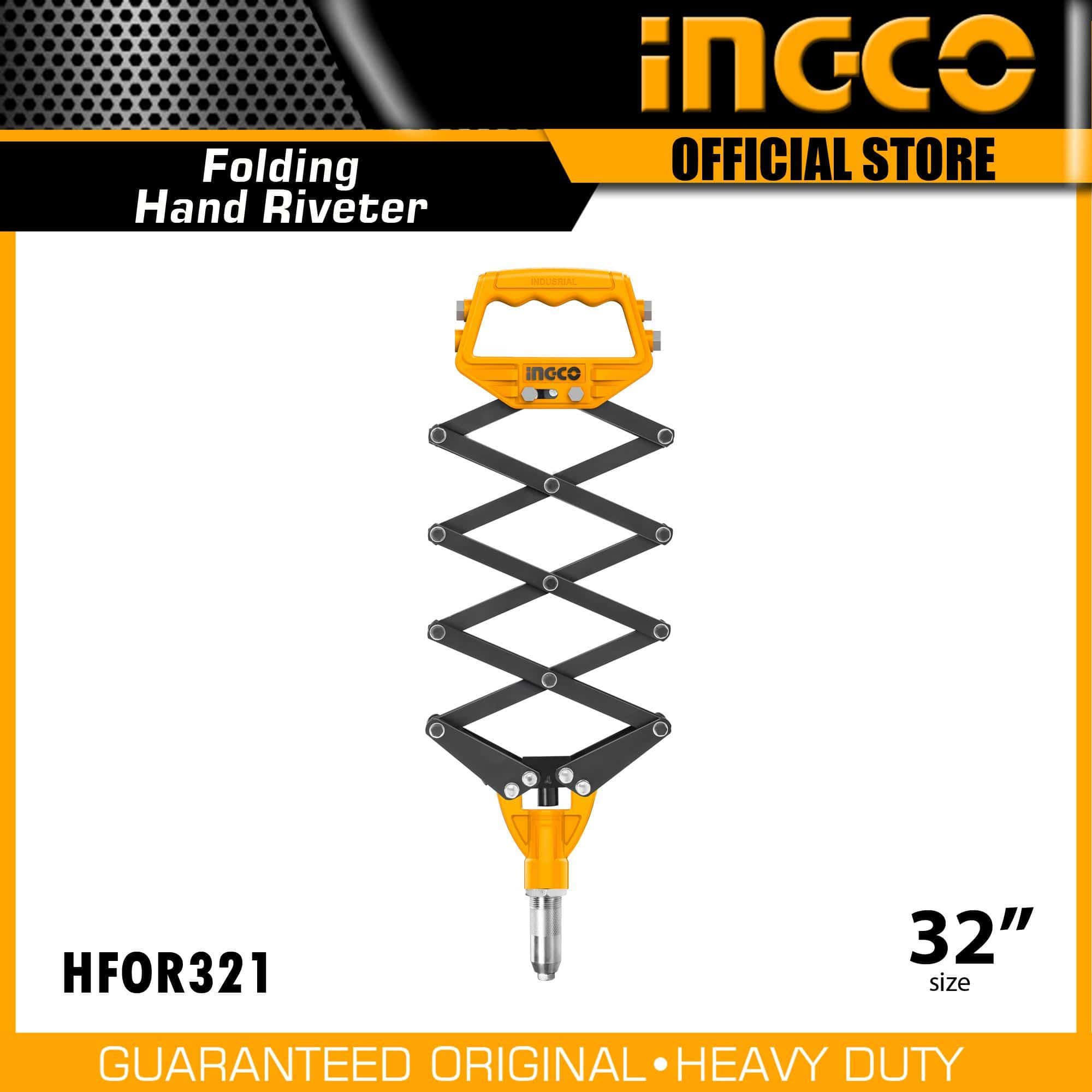 Ingco 32" Folding Hand Riveter – HFOR321 | Supply Master | Accra, Ghana Tools Building Steel Engineering Hardware tool