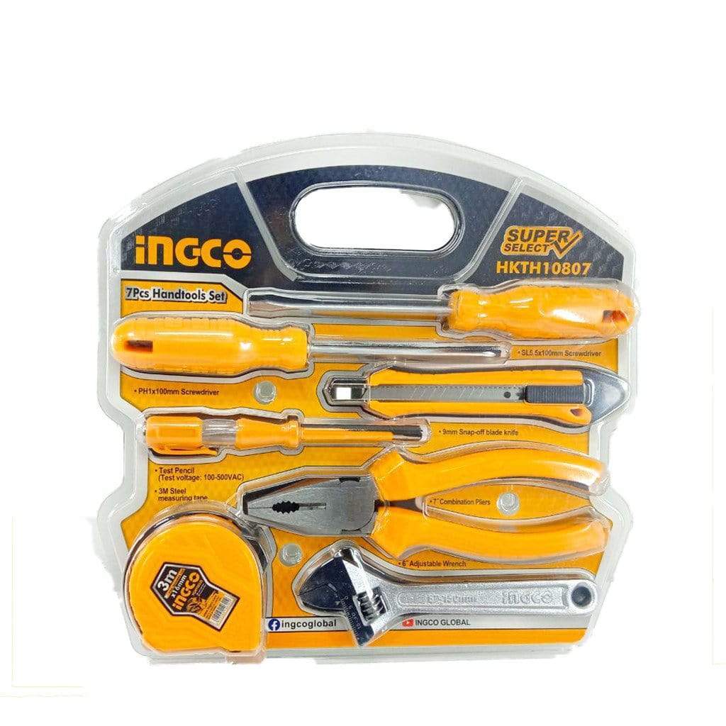 Ingco 7 Pieces Hand Tool Set - HKTH10807 | Supply Master | Accra, Ghana Tools Building Steel Engineering Hardware tool