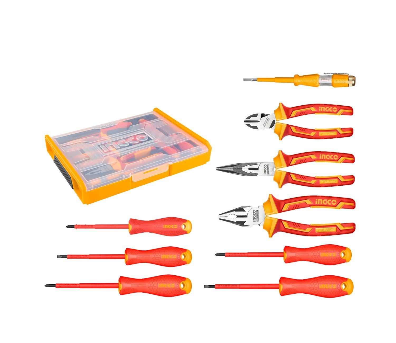 Ingco 9 Pieces Insulated Hand Tools Set - HKTV01H091 | Supply Master | Accra, Ghana Tools Building Steel Engineering Hardware tool