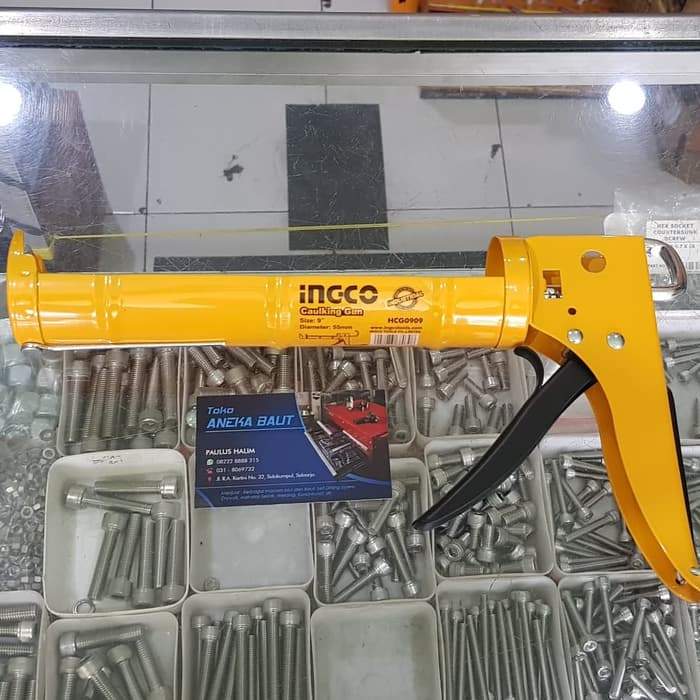 Ingco 9" Skeleton Caulking Gun (Dripless) - HCG0909 | Supply Master | Accra, Ghana Tools Building Steel Engineering Hardware tool