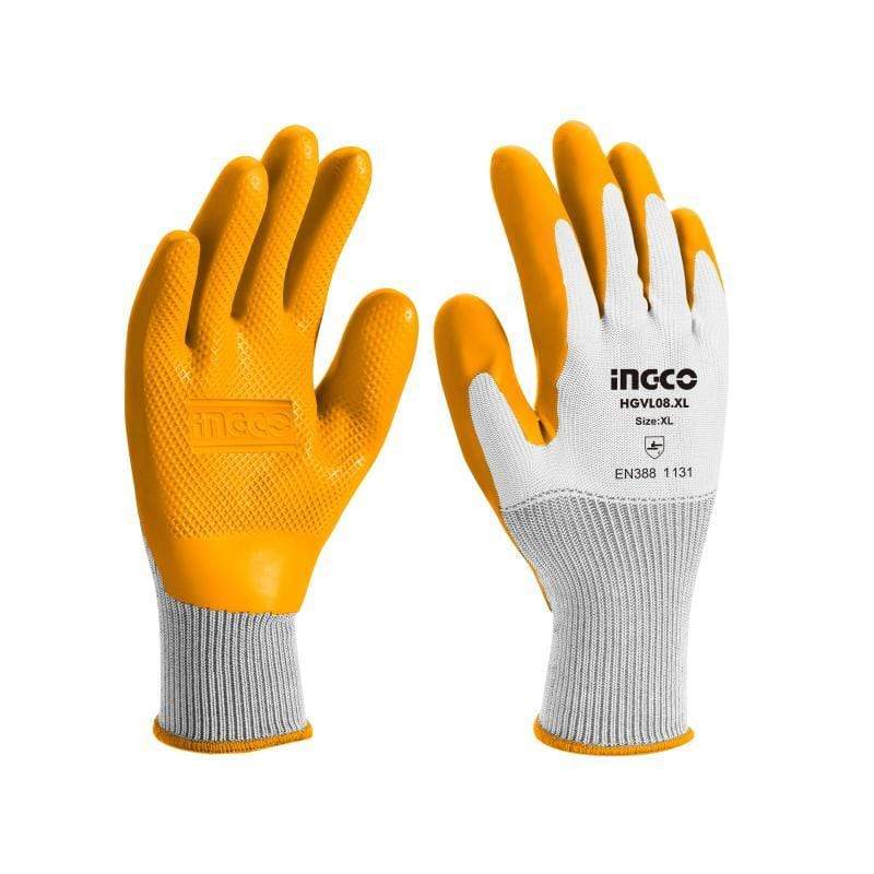 Ingco Industrial Latex gloves - HGVL08-XL | Supply Master | Accra, Ghana Tools Building Steel Engineering Hardware tool