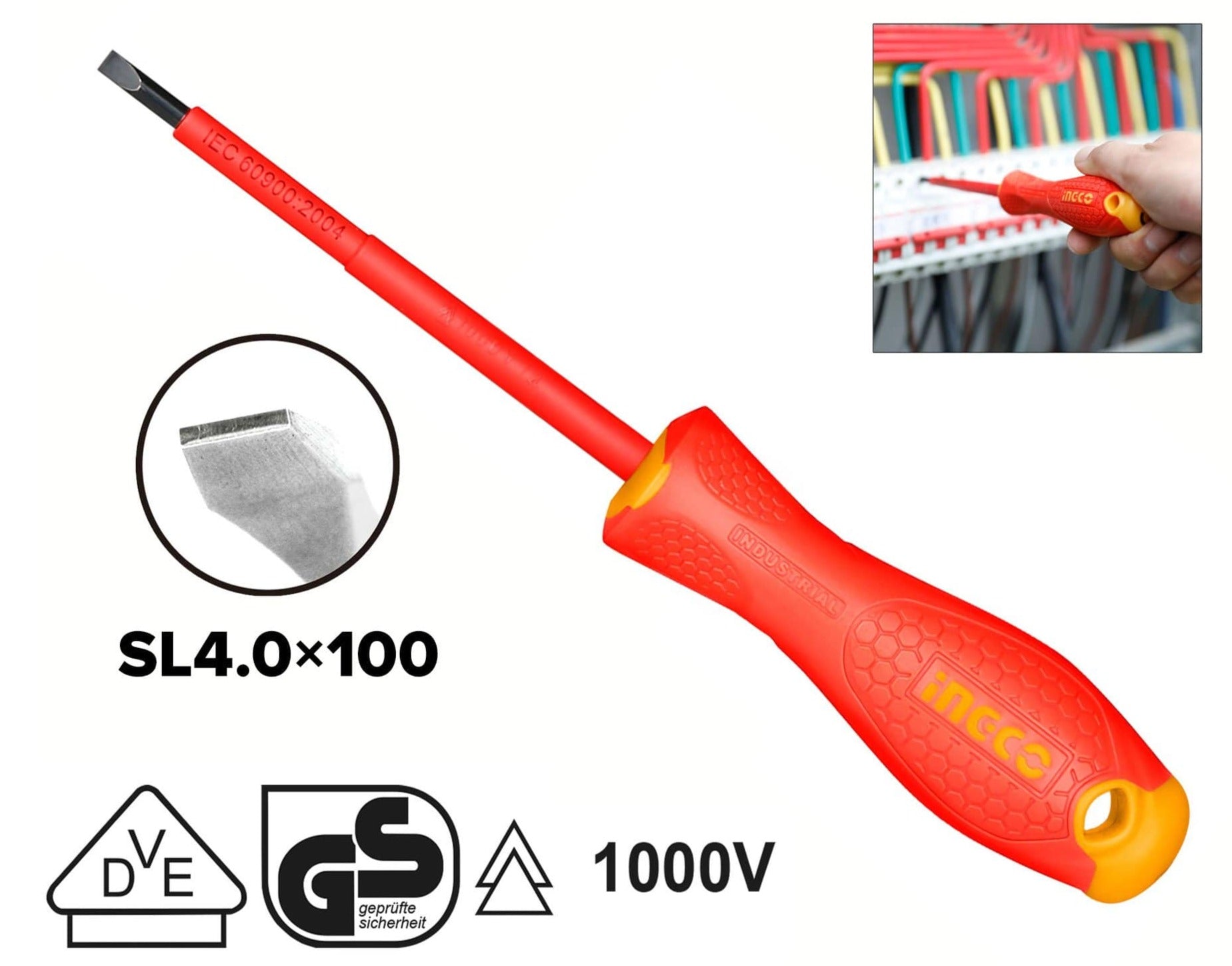Ingco Insulated Screwdriver | Supply Master | Accra, Ghana Tools Building Steel Engineering Hardware tool