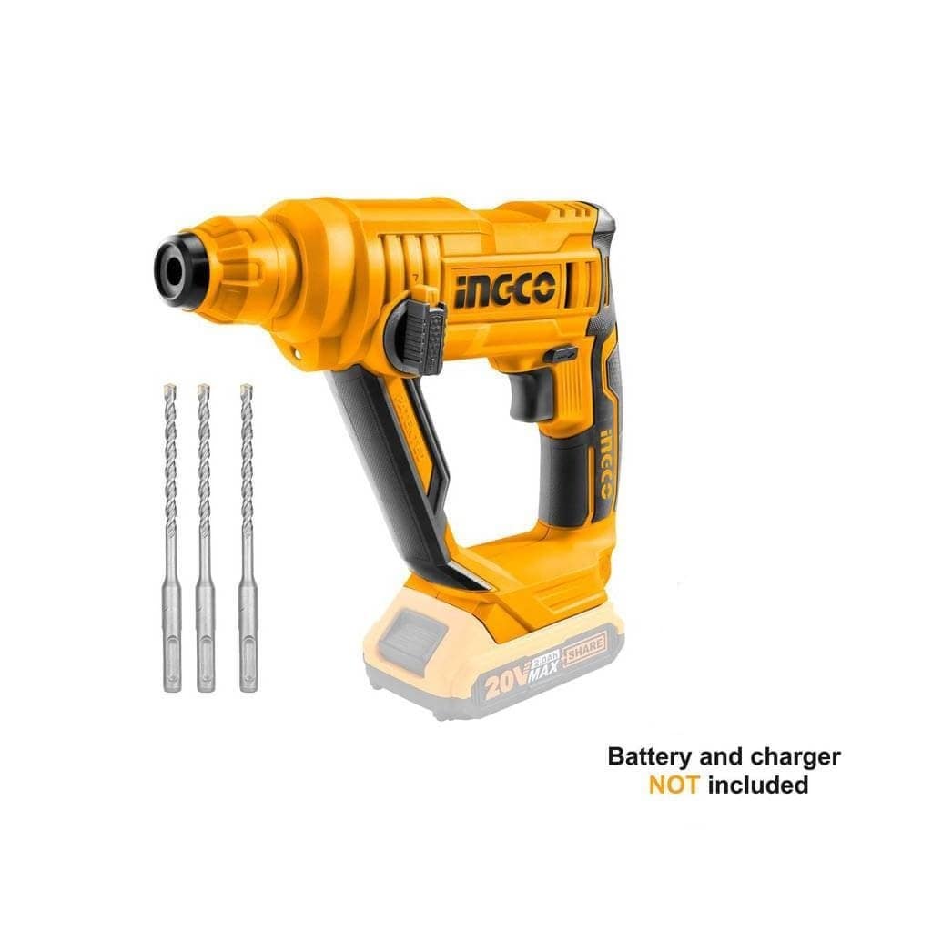 Ingco Lithium-Ion Rotary Hammer - CRHLI1601 | Supply Master | Accra, Ghana Tools Without Battery & Charger Building Steel Engineering Hardware tool