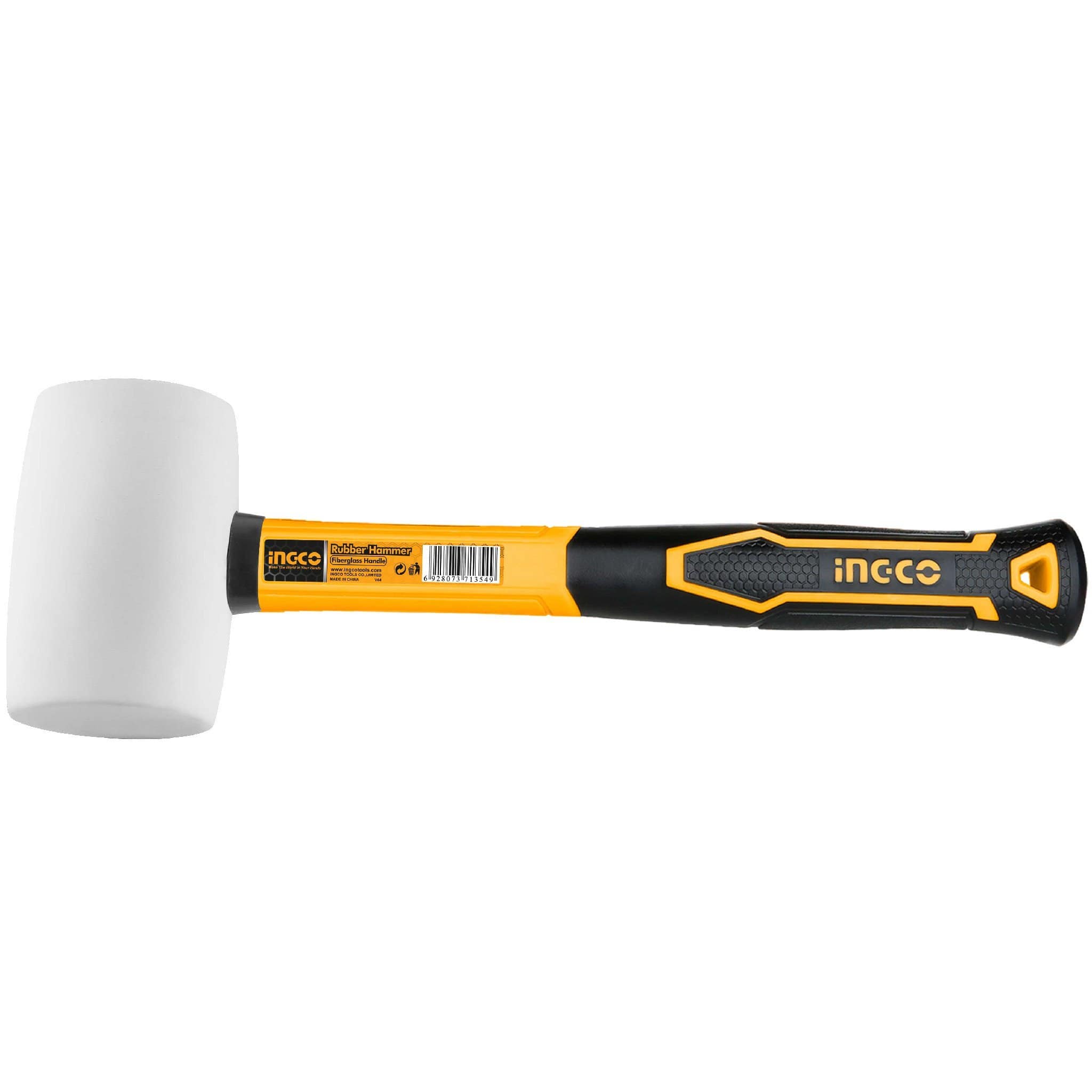 Ingco Rubber Hammer Soft Type With Fibreglass Handle