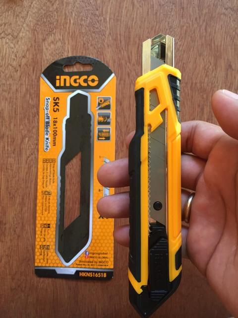 Ingco Snap-off Blade Knife - HKNS16518 | Supply Master | Accra, Ghana Tools Building Steel Engineering Hardware tool